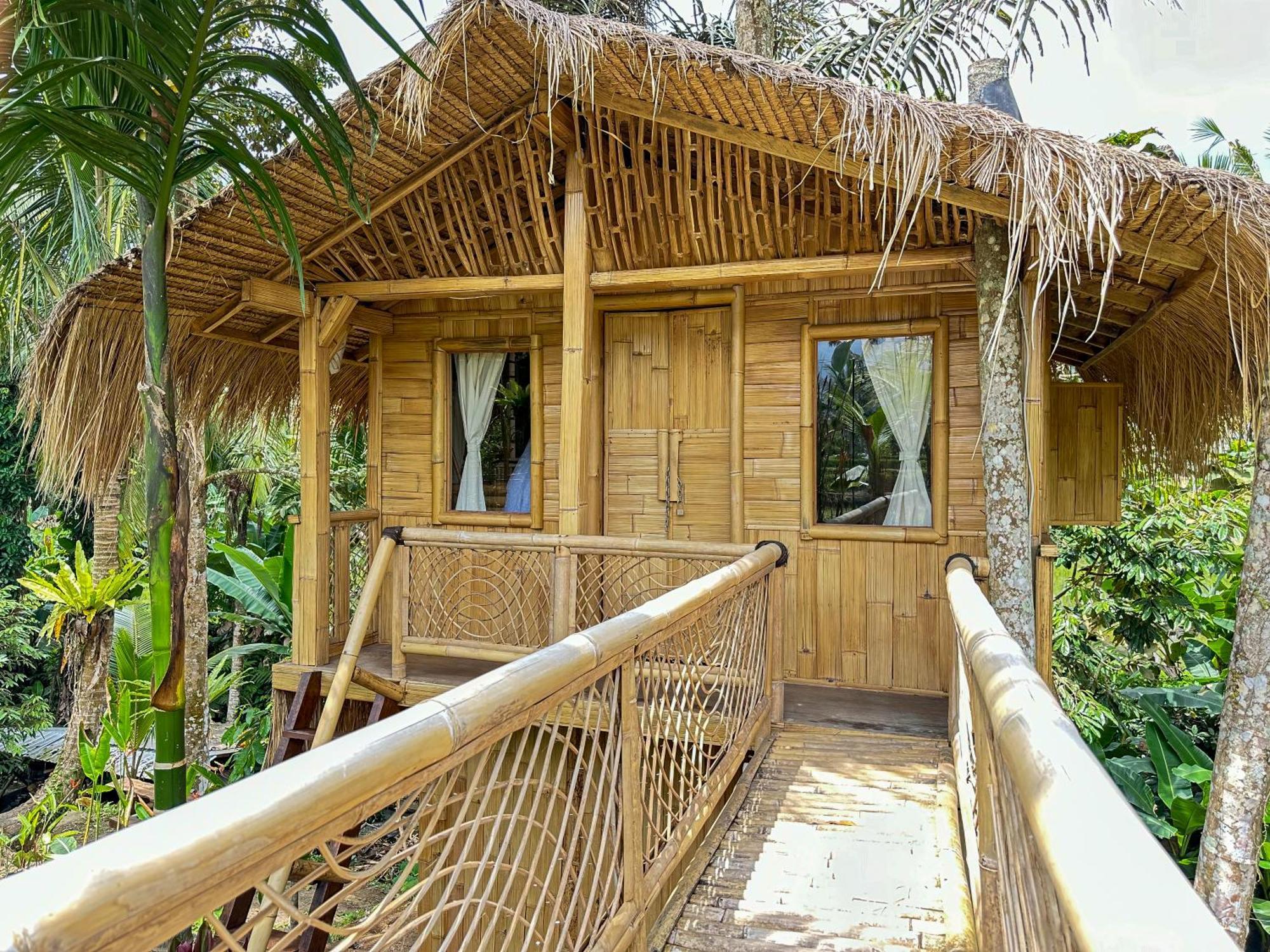 Kawig Bamboo House - Ricefield View, Eco Bamboo Home Tampaksiring Buitenkant foto