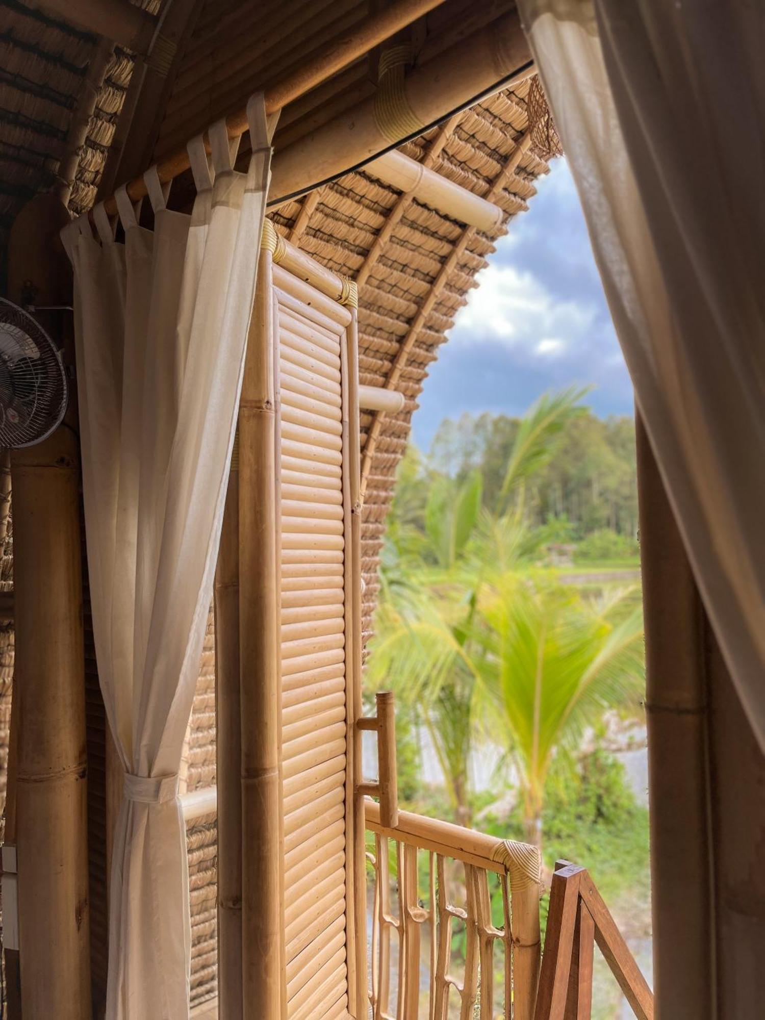 Kawig Bamboo House - Ricefield View, Eco Bamboo Home Tampaksiring Buitenkant foto